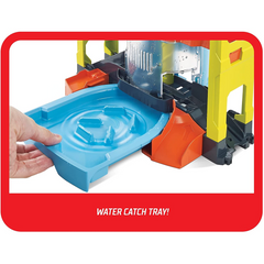 Hot Wheels Stunt & Wash Car Playset inc 1 1:64 Colouring Changing Vehicle