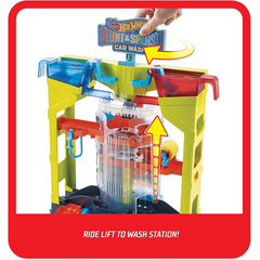 Hot Wheels Stunt & Wash Car Playset inc 1 1:64 Colouring Changing Vehicle
