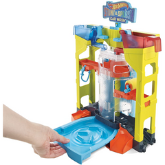 Hot Wheels Stunt & Wash Car Playset inc 1 1:64 Colouring Changing Vehicle