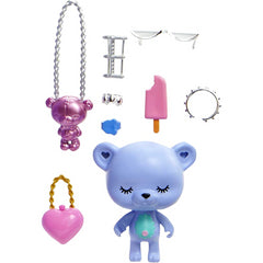 Barbie Extra Fancy Doll in Teddy-Print Gown with Sheer Teddy Bear Pet