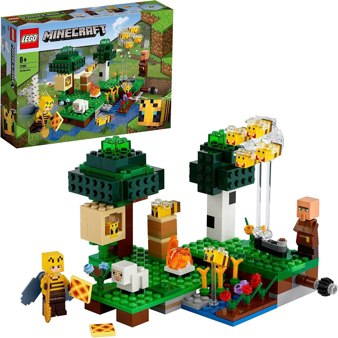 Lego Minecraft The Bee Farm Village Building Set with Figures 21165 Maqio