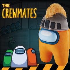 Among Us Series 2 Huggable Plush Crewmate Figure 30cm Orange Grey Hat