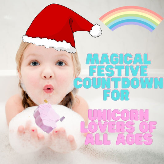 Magical Unicorn Bath Bomb Christmas Advent Calendar