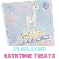 Magical Unicorn Bath Bomb Christmas Advent Calendar