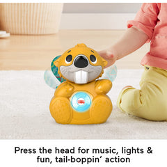 Fisher-Price Linkimals Boppin Beaver light Up Musical Activity Toy