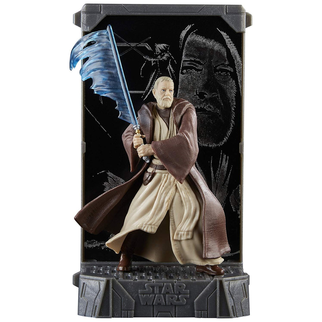 Star Wars The Black Series Titanium Series Obi-Wan Kenobi Toy Figure - Maqio