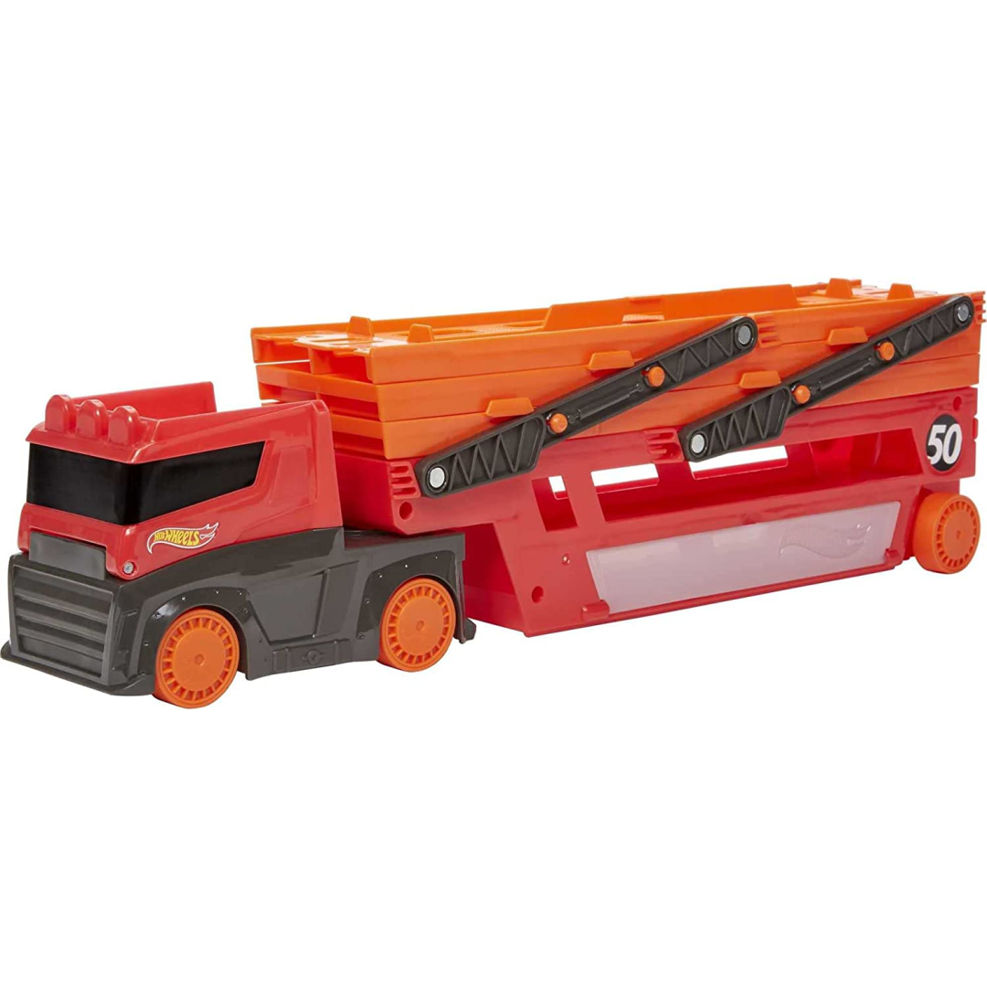 Hot wheels mega hauler top vehicle