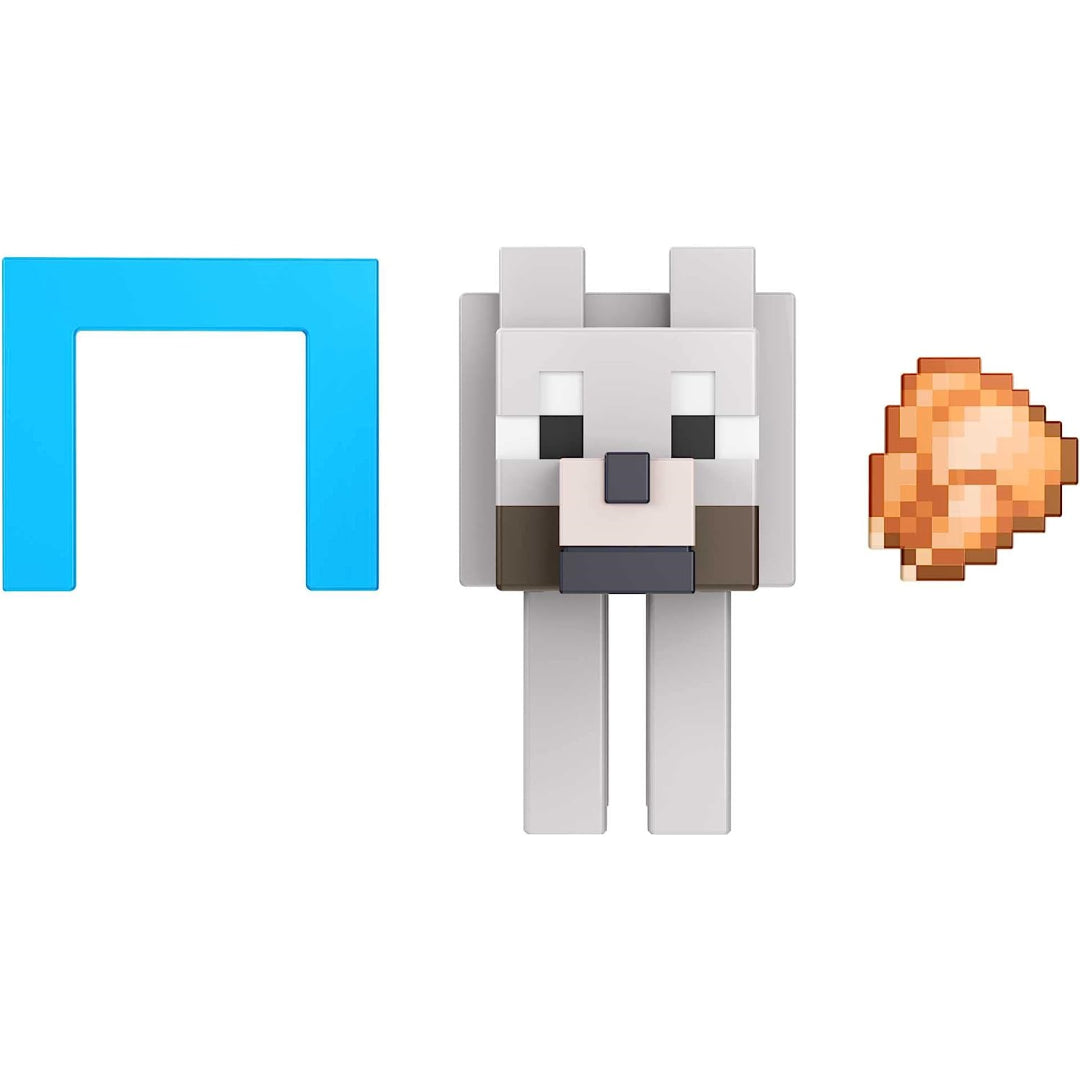 Minecraft wolf deals figure