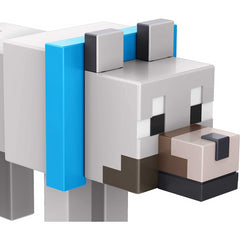 Minecraft Build Wolf Action Figure 3in & 1 Accessory Collectible Gift Mattel