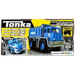 Tonka Mighty Metal Fleet 8" Truck Toy Garbage Die-Cast Push Truck