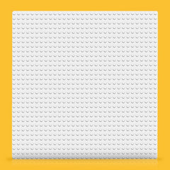 Lego Classic Winter Construction Baseplate White 25 cm X 25 cm 11010