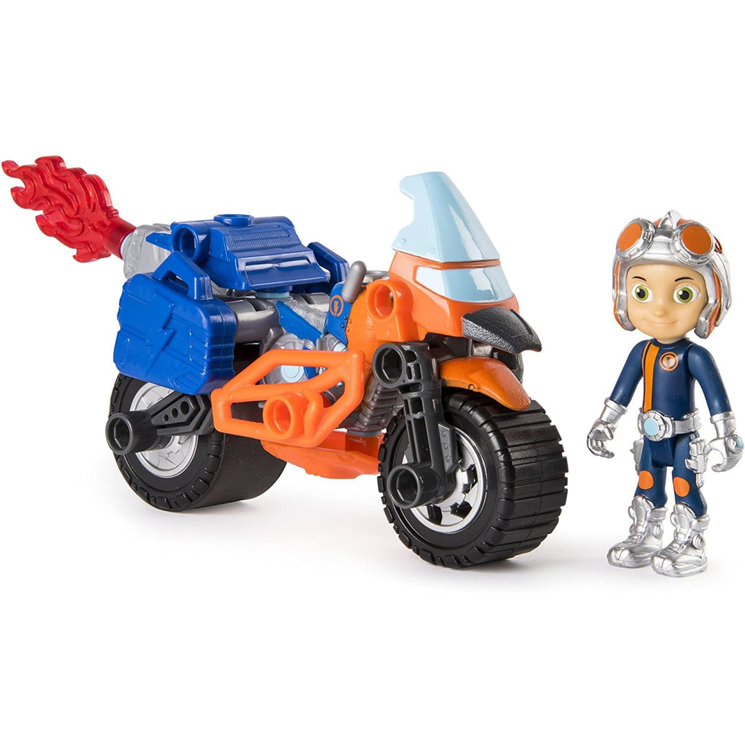 Rusty Rivets Rusty’s Supermoto with Pullback Wheels and Figure 20101270 - Maqio