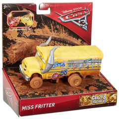 Disney Cars 3 Crazy 8 Crashers Miss Fritter Vehicle DYB21 - Maqio