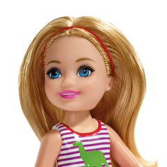 Barbie Club Chelsea Doll 6 Inch - Blonde In Dinosaur Dress