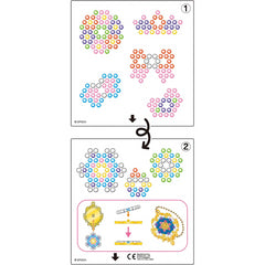 Aquabeads Elegant Charm Set with 300 Multicoloured Beads in 8 Colours