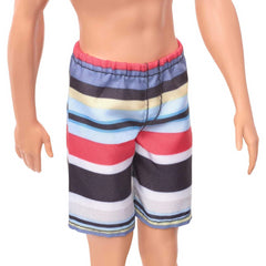 Barbie Ken Doll with Striped Shorts