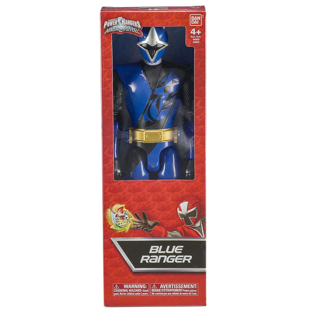 Power Rangers 43622 Ninja Steel 30cm Blue Ranger Figure Toy - Maqio