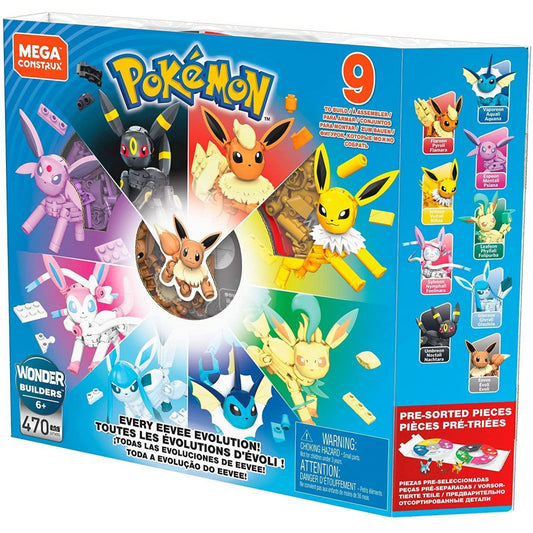 Mega Construx GFV85 Pok�mon Every Eevee Evolution! - Maqio