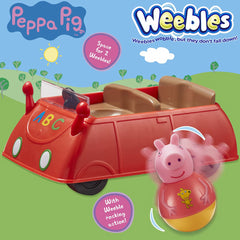 First Peppa Pig Toy Weebles Push Along Wobbily Car