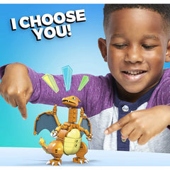 Mega Construx Pokemon 223 Bricks & Pieces 4" Tall New Toy - Charizard