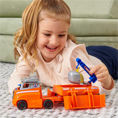 Paw Patrol Big Truck Pups Transforming Toy Truck with Action Figure - Zuma