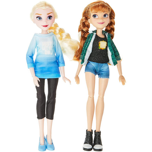 Disney Ralph Breaks the Internet Comfy Princesses: Elsa and Anna Dolls