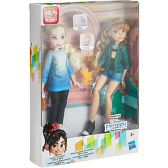 Disney Ralph Breaks the Internet Comfy Princesses: Elsa and Anna Dolls