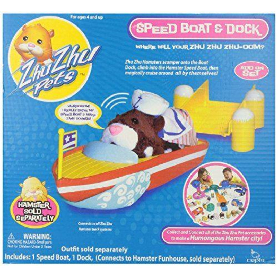Zhu Zhu Pets Speed Boat & Dock - Maqio