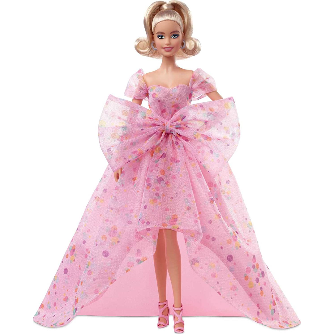 barbie pink tulle dress Barbie Elegant Pink Sparkly Tulle Ball Gown Dress , 11.5" fashion doll Huonghandmadedoll