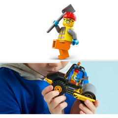 LEGO City 60401 Construction Steamroller Model Truck Building Set