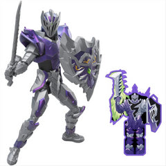 Power Rangers Dino Fury Void Knight 15cm Figure with Dino Fury Key and Accessory