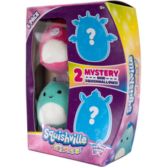 Squishmallows Squishville Mystery Squad Four Friends Soft Colourful Plush Toys