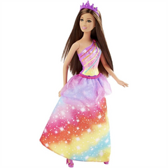 Barbie Princess Rainbow Fashion Doll