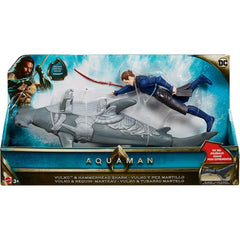 Aquaman Vulko 15cm Figure with Hammer Shark and Armour