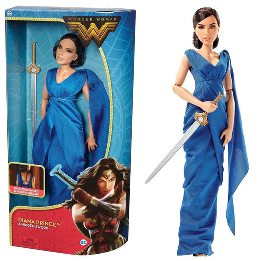 DCÂ Comics Wonder Woman FDF36 Diana Prince and Hidden Sword Doll Mattel - Maqio