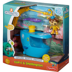 Octonauts Mattel Gup-C Shellington and Whale Set