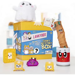 LankyBox Giant Mystery Box with Mini Figures Squishy Pop it and More