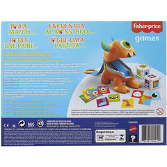 Fisher-Price Roll-A-Match Games Preschool Monster Game