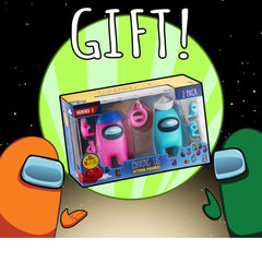 Among Us Series 2 Action Figures 2 Pk Figures 11cm - Pink & Turquoise