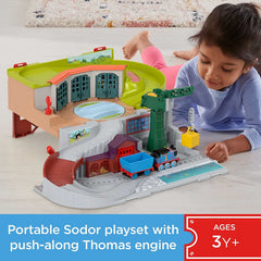 Fisher-Price Thomas & Friends Push Along Sodor Take-Along Set