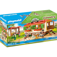 Playmobil Country Pony Shelter with Mobile Home 70510