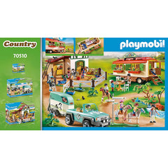 Playmobil Country Pony Shelter with Mobile Home 70510