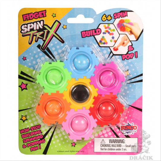 Spintrix Block & Pop Fidget Spinner Toy