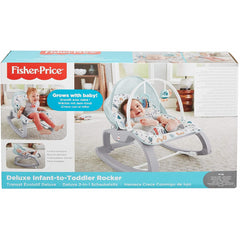 Fisher-Price Deluxe Infant to Toddler Rocker & Vibrations Recliner Kick Stand