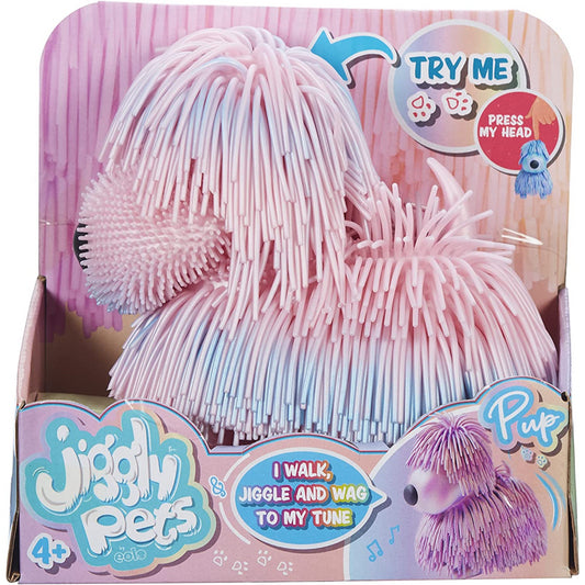 Jiggly Pets Pearlescent Puppy Pink Interactive Electronic Puppy