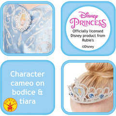 Rubie's Disney Princess Cinderella Sparkle Costume - Medium (Age 116cm 5-6 Years)