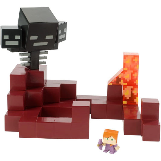 Minecraft FVG78 Wither vs. Alex in Enchanted Armour Playset - Maqio