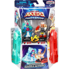 Akedo Powerstorm vs Pack 2 Mini Battling Warriors - Epic Briny Vs Bun Burner