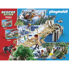 Playmobil Rescue Action - Canyon Copter Rescue Playset 79pc