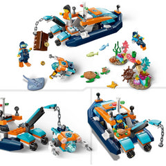 LEGO 60377 City Explorer Diving Boat Toy